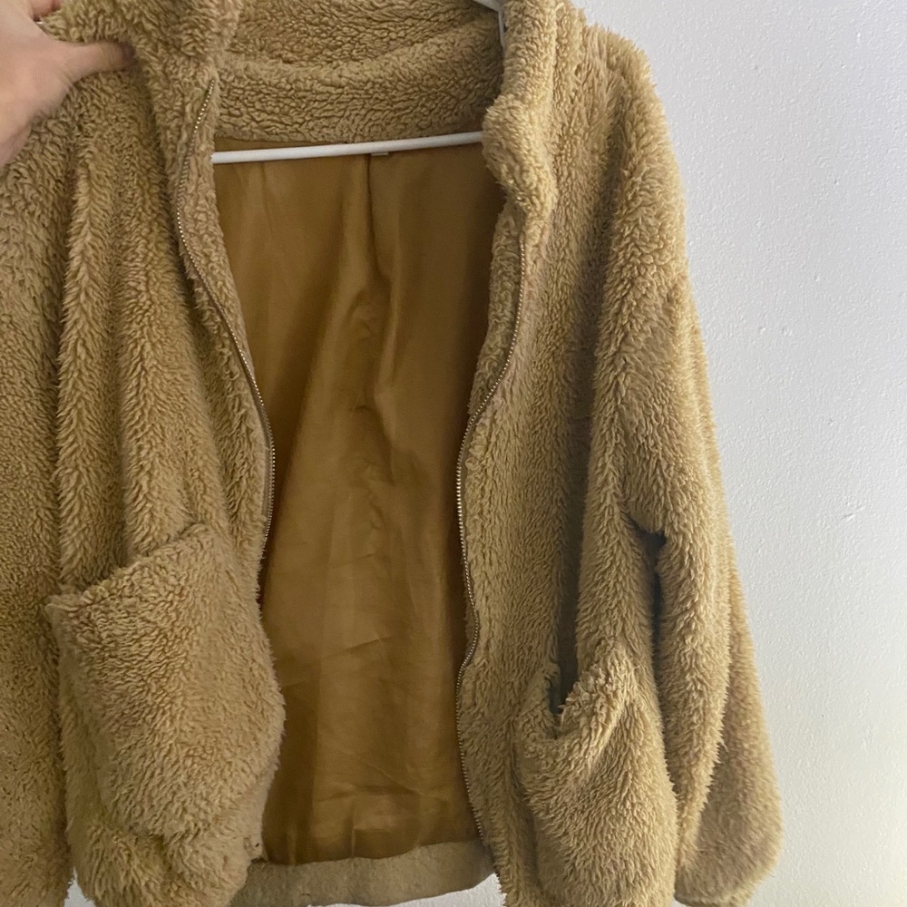 Target tan fur coat